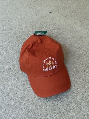 NWT Keep Nature Wild- Rust Desert Baseball Cap with Embroidery